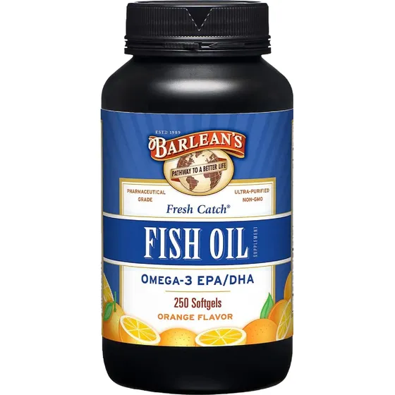 Suplementos De Aceite De Pescado Omega 3 De Barlean, 600 Mg,