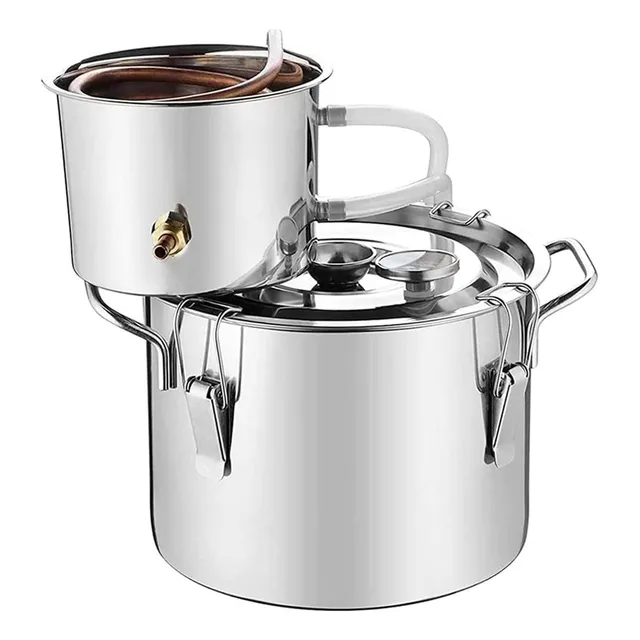 Destilador De Alcohol Y Agua Con Thumper 18 Litros