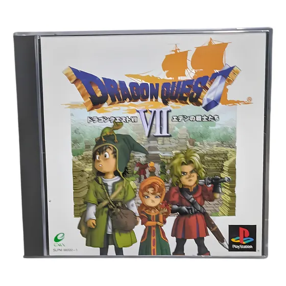 Jogo Dragon Quest Vii Japonês Original Ps1