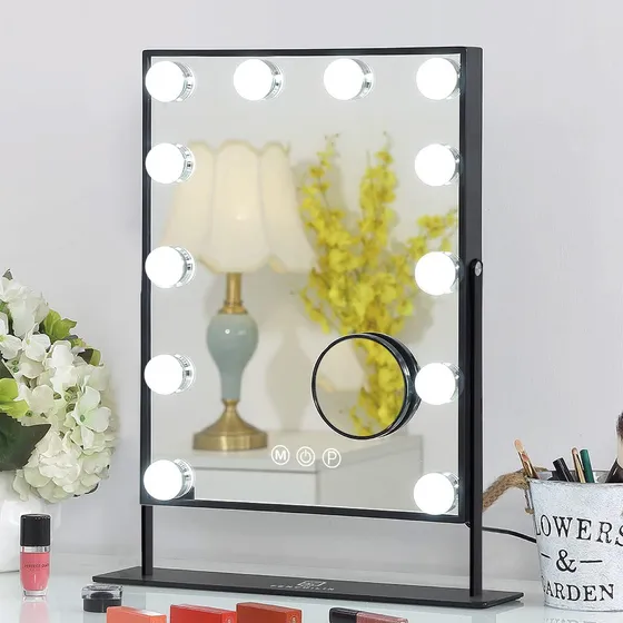 Fenchilin. Espejo De Maquillaje Iluminado Hollywood Espejo