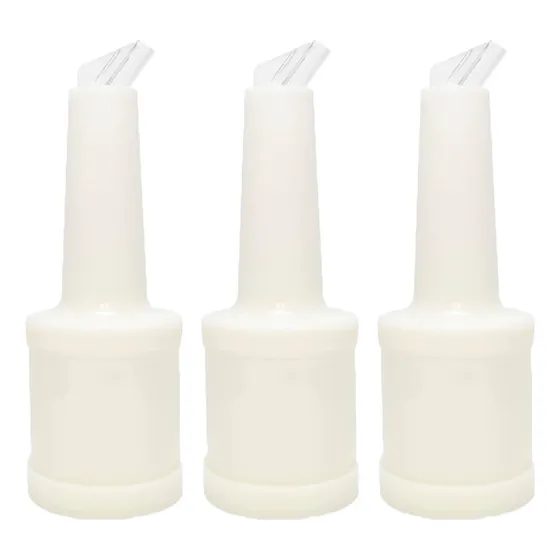 Botella Vertedor De Jugos Bar Bebidas Licores 500ml 3 Piezas Color Color Al Azar