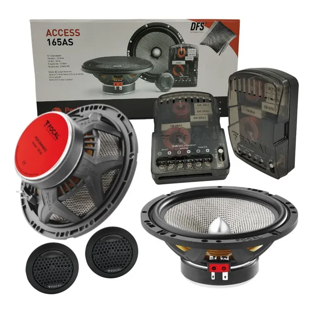Set De Medios Focal Access 165as 6.5 60w Rms/120w Max 2 Vias