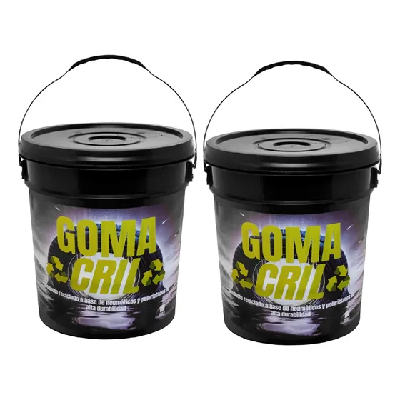 Membrana Liquida Base Neumaticos Reciclados Gomatech 20+20 K
