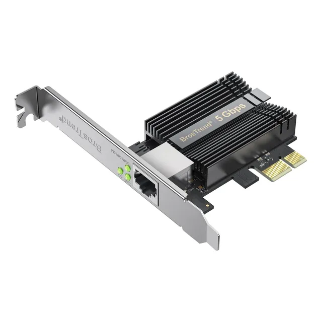 Tarjeta Ethernet Pcie De 5 Gb Con Perfil Bajo Para Windows 1