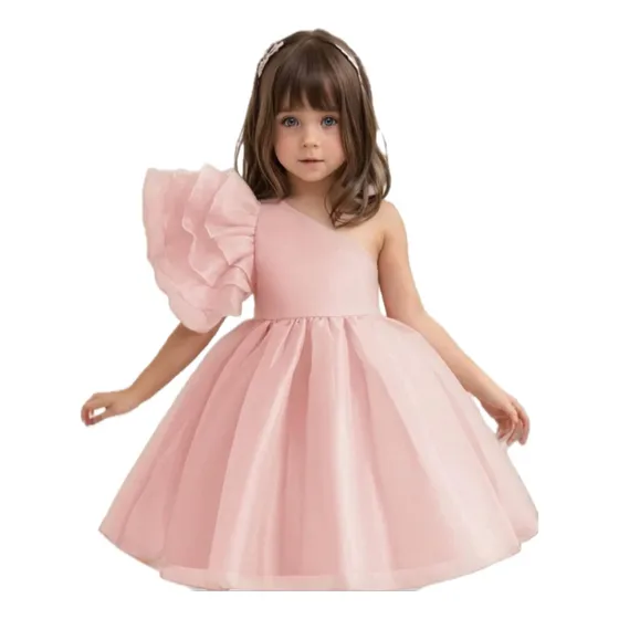 Vestido Rosado Para Niña