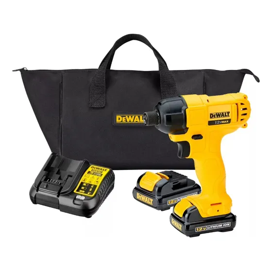 Atornillador Inalambrico 12v+bateria+cargador+bolso Dewalt