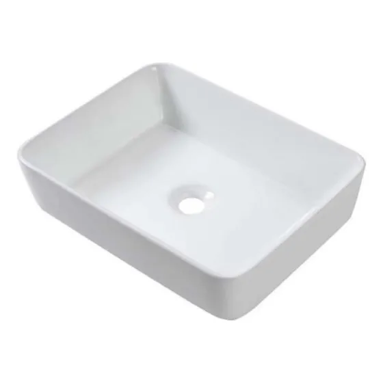 Lavamanos Rectangular De Sobreponer 