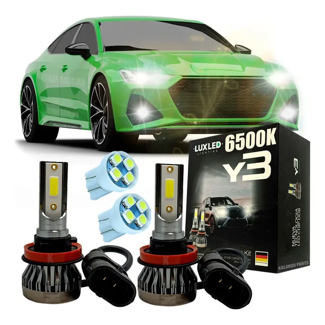 Lâmpada Ultra Super Led Farol Milha Auxiliar Neblina H11 T10