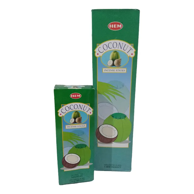 Incienso Coco Jumbo  Gigante Hem - Envío Gratis