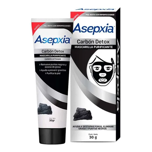 Mascarilla Efecto Purificante Asepxia Peel Off Carbon Detox