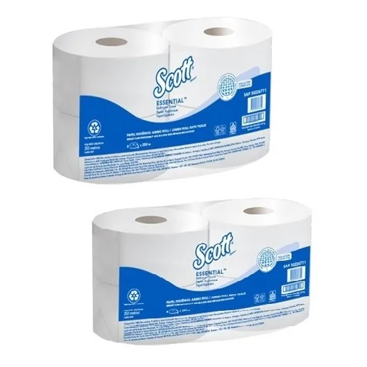 Papel Higiénico Jumbo Scott® Essential 250 Mts ( 8 Rollos )