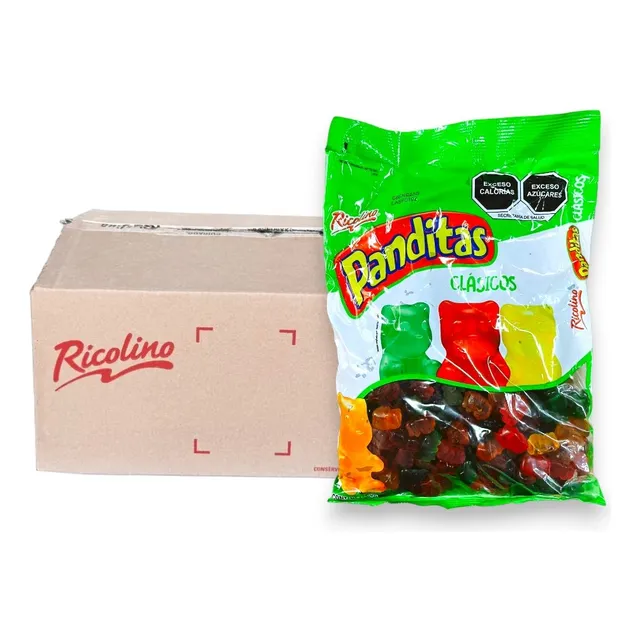 Gomitas Panditas - Caja 10 Kg - Dulces Ricolino.