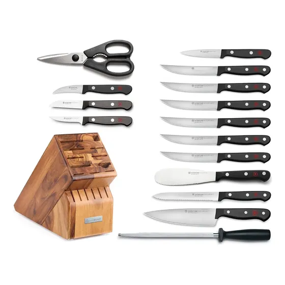 Juego Cuchillo Cocina 16 Piezas Acero Inoxidable Wüsthof
