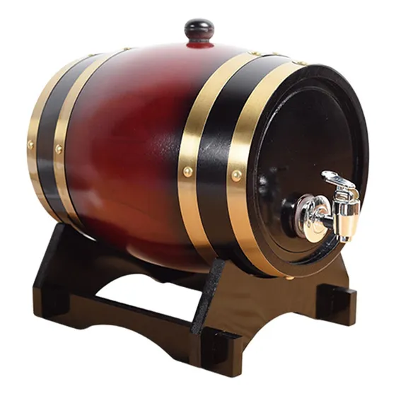 Barril De Envejecimiento De Madera, Barril De 1l Vino Tinto