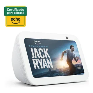 Assistente Echo Show 5 3ÂȘ Geração Display Com Alexa Branco Amazon Bivolt Assistente Echo Show 5 3ÂȘ Geração Display Com Alexa Branco Amazon Bivolt
