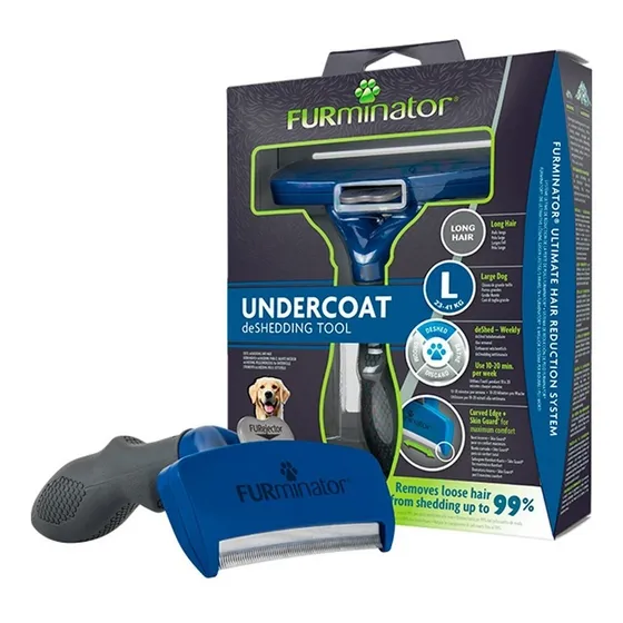 Rasqueadeira Furminator Para Cães Grandes Pelo Longo