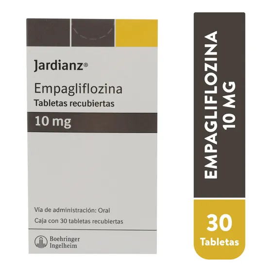 Jardianz Tabletas 10 Mg, 30 Tabletas