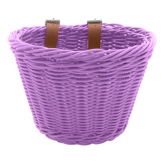 W Cesta De Bicicleta Para Niños, Cinturones, Color Morado W Cesta De Bicicleta Para Niños, Cinturones, Color Morado