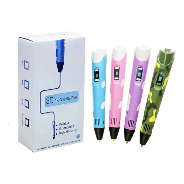 Lapiz Impresora 3d Incluye Filamentos Marcador Lapicera Multicolor