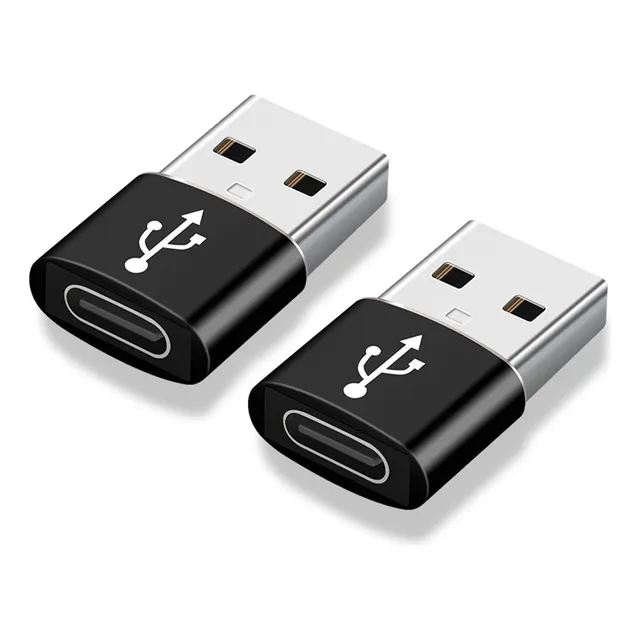 Adaptador Usb Tipo C Hembra A Usb Macho 5 Gbps 2 Piezas