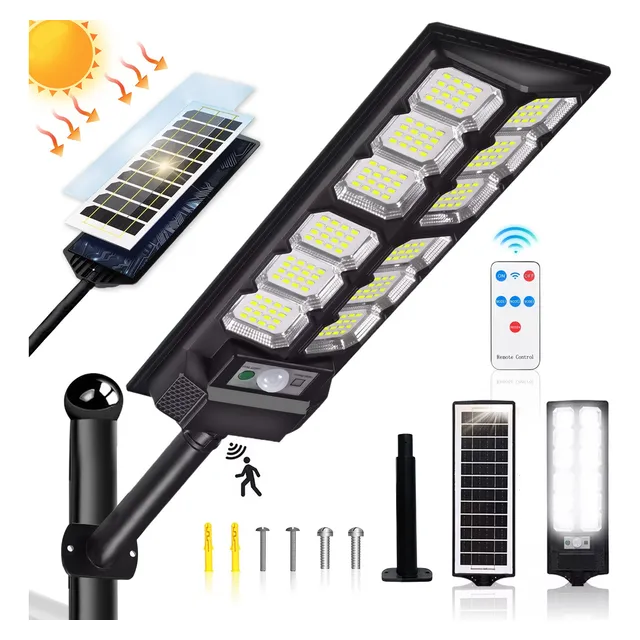 2000w Lámparas Luz Solar Exterior Jardín Luminaria Led Solar