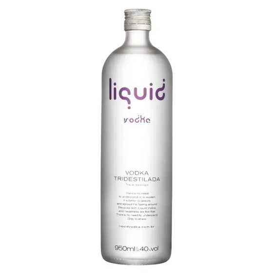 Vodka Triplamente Destilada Liquid Garrafa 950ml