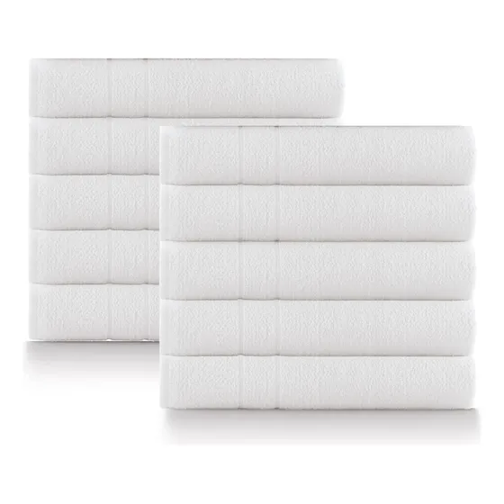 Kit 10 Toalhas De Banho Profissional Hotel Teka Monaco 380g