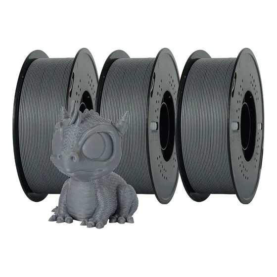 Kingroon Filamento Pla 3kg 1.75mm Para Impresora 3d Color 3kg Silver