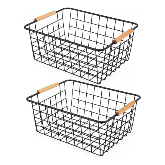 Canasto Organizador Cesta Ropa Verduras Frutas Baño Cocina
