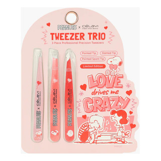 Set De 3 Pinzas Para Depilar Rostro Snoopy X Celavi Set De 3 Pinzas Para Depilar Rostro Snoopy X Celavi