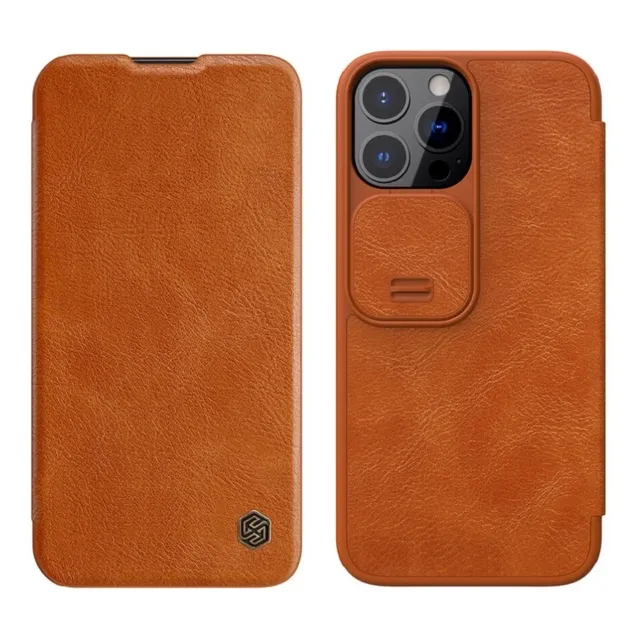 Estuche Antichoque Nillkin Qin Pro Leather iPhone 13 Pro