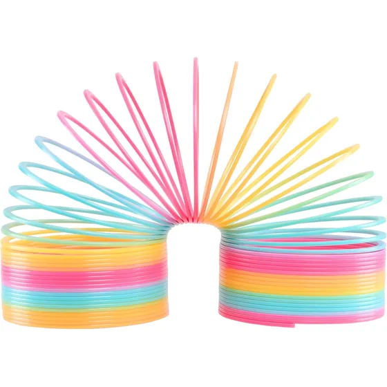 Slinky Grande De Plástico Para Niños Desde  - 23cm Alt