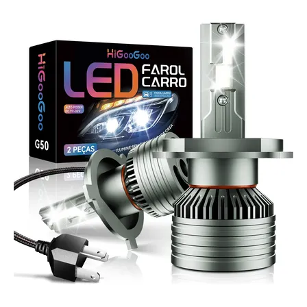 Higoogoo G50 150w Par Carro Farol H4 H1 H7 H11 Hb3 Hb4 H3h27