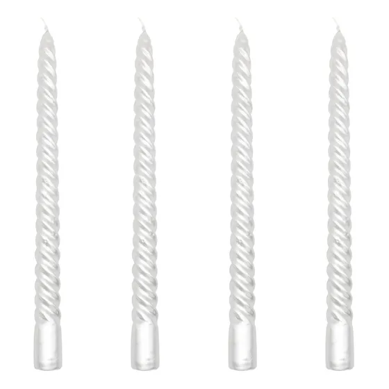 Vela Conica Espiral 10 Recta Para Hogar Centro Mesa Boda