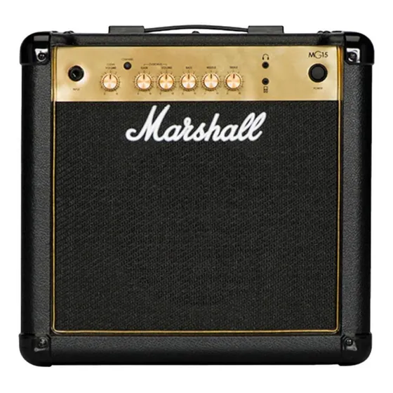 Amplificador Marshall Mg Gold Mg15g Transistor Para Guitarra De 15w