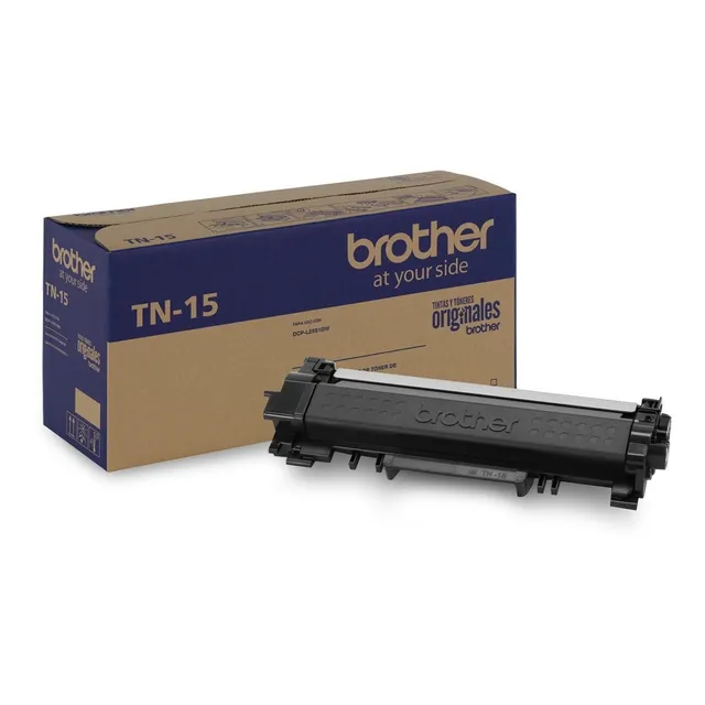 Toner Brother Tn15 Negro Para Dcp-l2551dw 4500 Pag