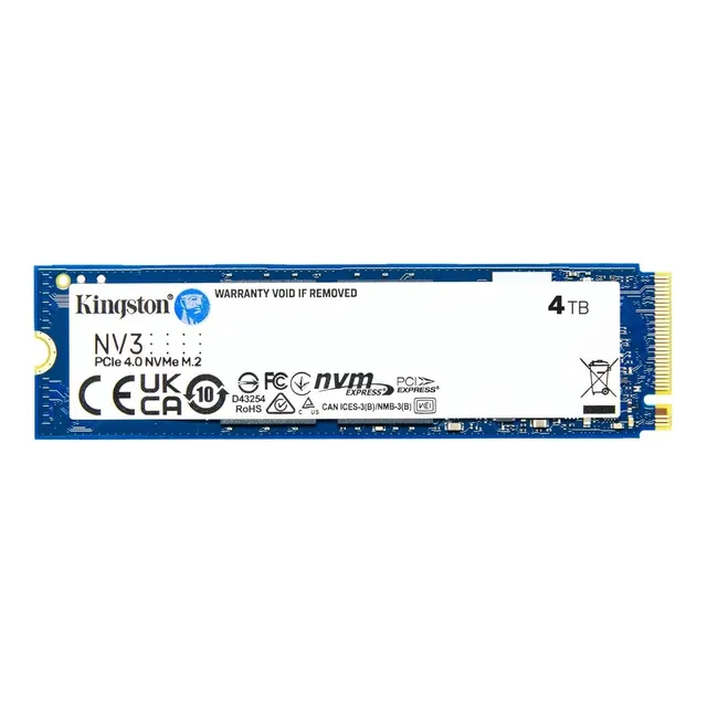 Kingston Nv3 4tb M.2 2280 Nvme Ssd | Pcie 4.0 Gen 4x4 |