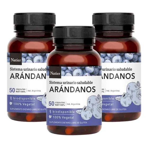 Pack Natier Arándanos 150 Cápsulas Defensa Antioxidante