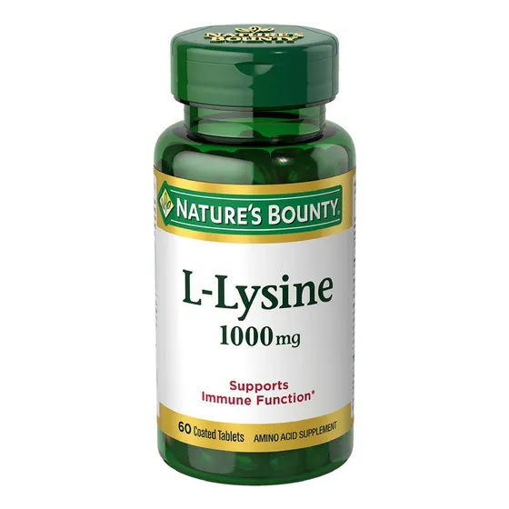 Suplemento Nature's Bounty, Tabletas De L-lisina De 1000 Mg,