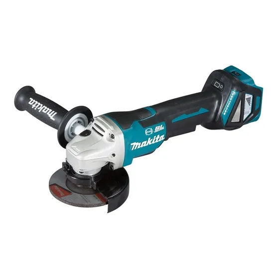 Amoladora a batería Makita Veloc DGA468z de 18 V. Variable