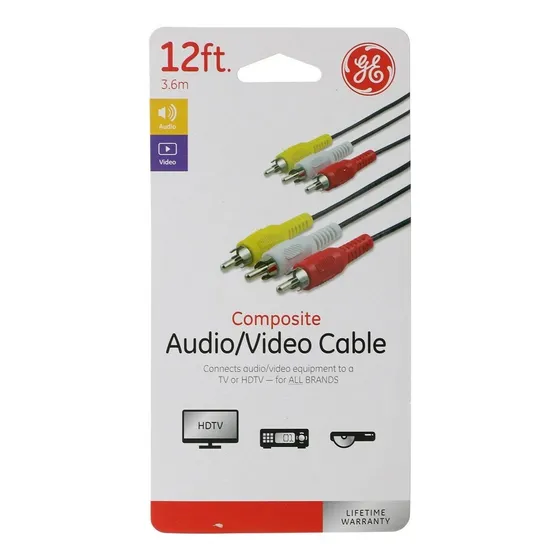 Cable Rca A Rca Macho A Macho 3,6m
