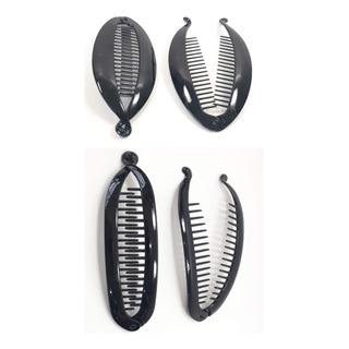 Presilha Pra Cabelo Estilo Banana Kit Larga E Fina 6 Peças Presilha Pra Cabelo Estilo Banana Kit Larga E Fina 6 Peças