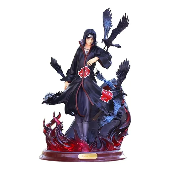 Boneco Itachi Uchiha Action Figure Naruto 25cm Corvos Amater