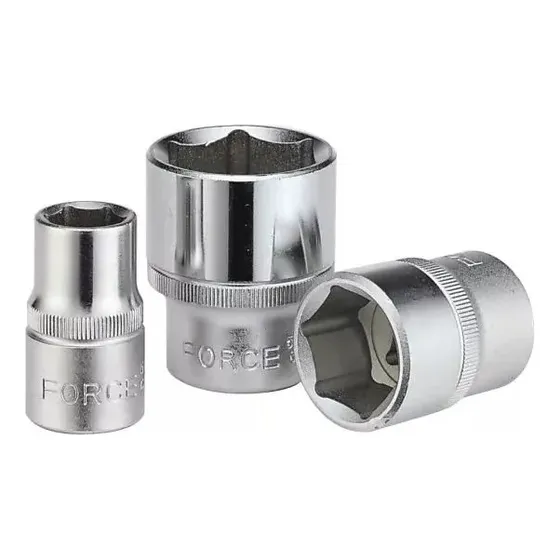 Dado 3/8'' De 21mm Hexagonal (53521) Force Color Plateado