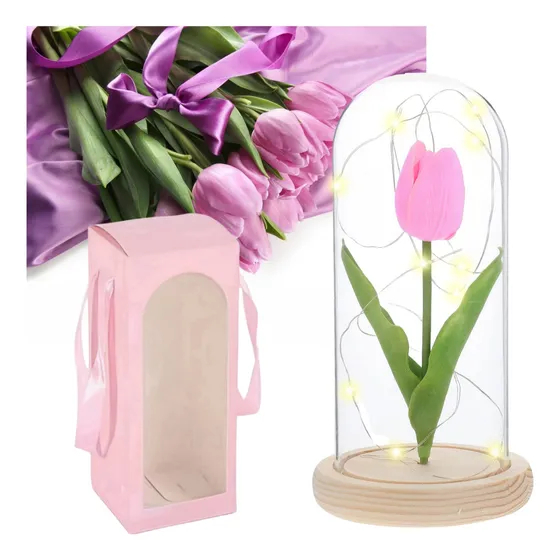 Tulipanes Morados Flores Eternas Un Regalo Para Ella
