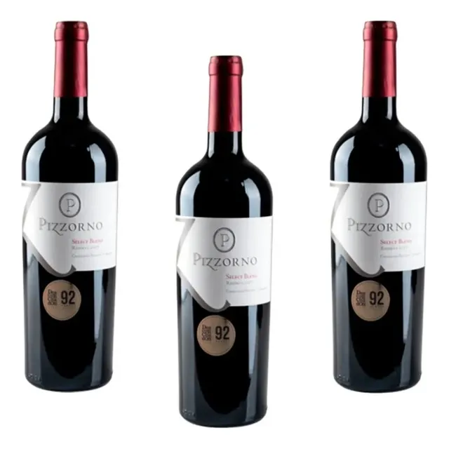 Pack X3 Vino Pizzorno Select Blend Reserva 2018 Febo