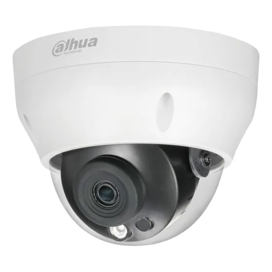 Dahua Cámara Ip Domo Ipc-hdpw1431r1-s4 Resolución de 4mp Lente de 2.8mm Ir Inteligente 30 Codificación H.265 Protección IP67 Ideal Para Exterior Alimentación PoE Color Blanco