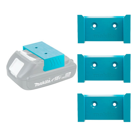 Kit 3x Suporte De Parede Ou Bancada Para Bateria Makita 18v Kit 3x Suporte De Parede Ou Bancada Para Bateria Makita 18v