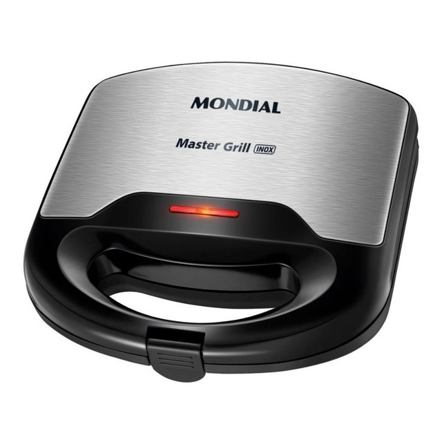 Sanduicheira Master Grill Mondial Preto/inox 750w S-20 Sanduicheira Master Grill Mondial Preto/inox 750w S-20