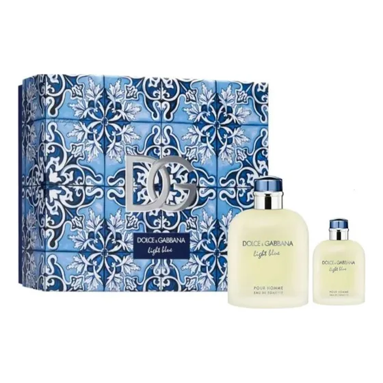 Dolce & Gabbana Light Blue Pour Homme ( Perfume 125ml + Perfume 40ml ) - Selo Adipec Volume Da Unidade 125 Ml